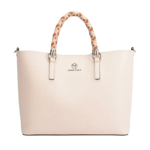 Maria Carla Woman's Fashion Luxury Leather Handbag, Smooth Leather