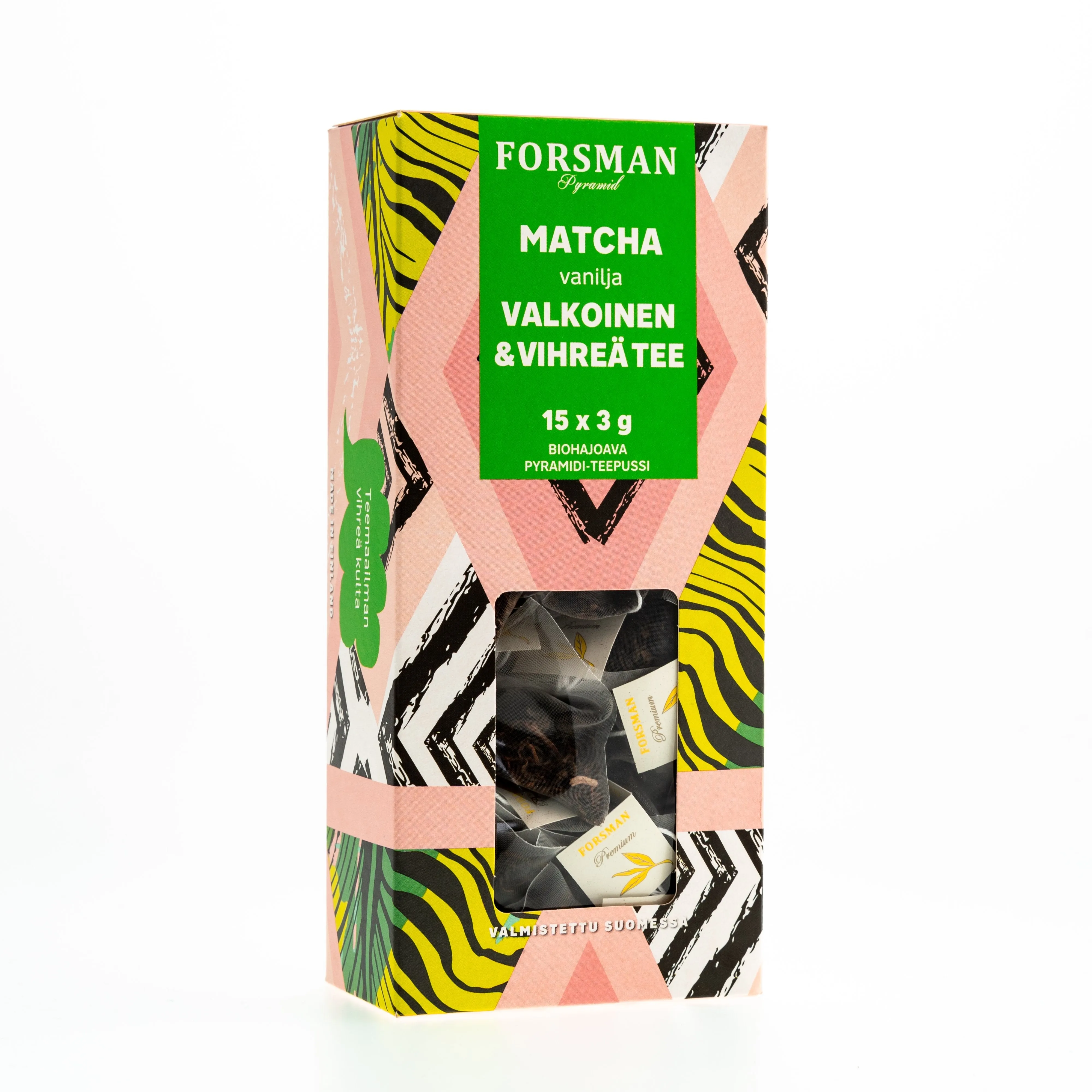 Matcha Vanilla | 6 x 45g | - pyramid tea
