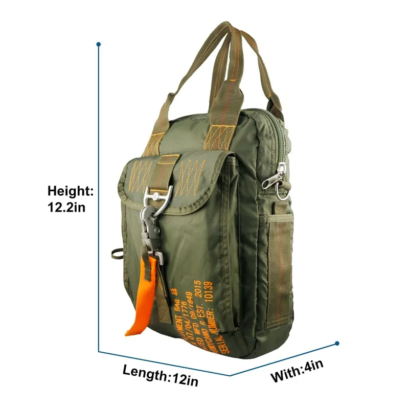 Maverick Tactical Bag EDC Handbag Crossbody Bag, Black/Gray/OD Green