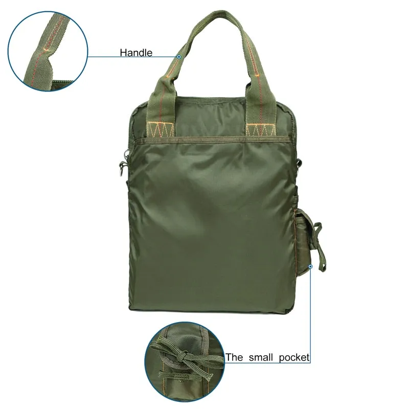 Maverick Tactical Bag EDC Handbag Crossbody Bag, Black/Gray/OD Green
