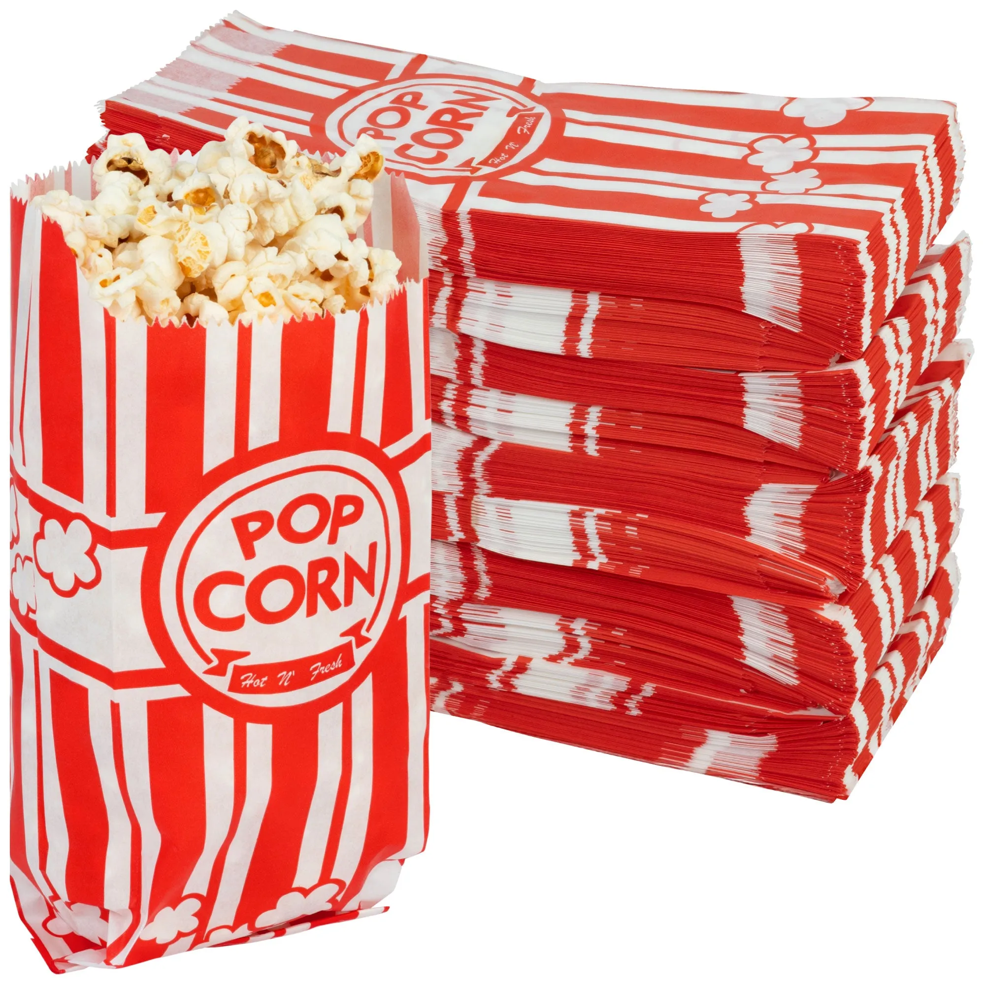 Medium Popcorn Paper Party Bags (Pack of 1000)
