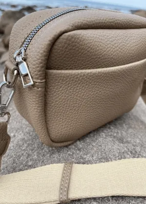Melbourne Bag - Taupe Vegan PU Leather