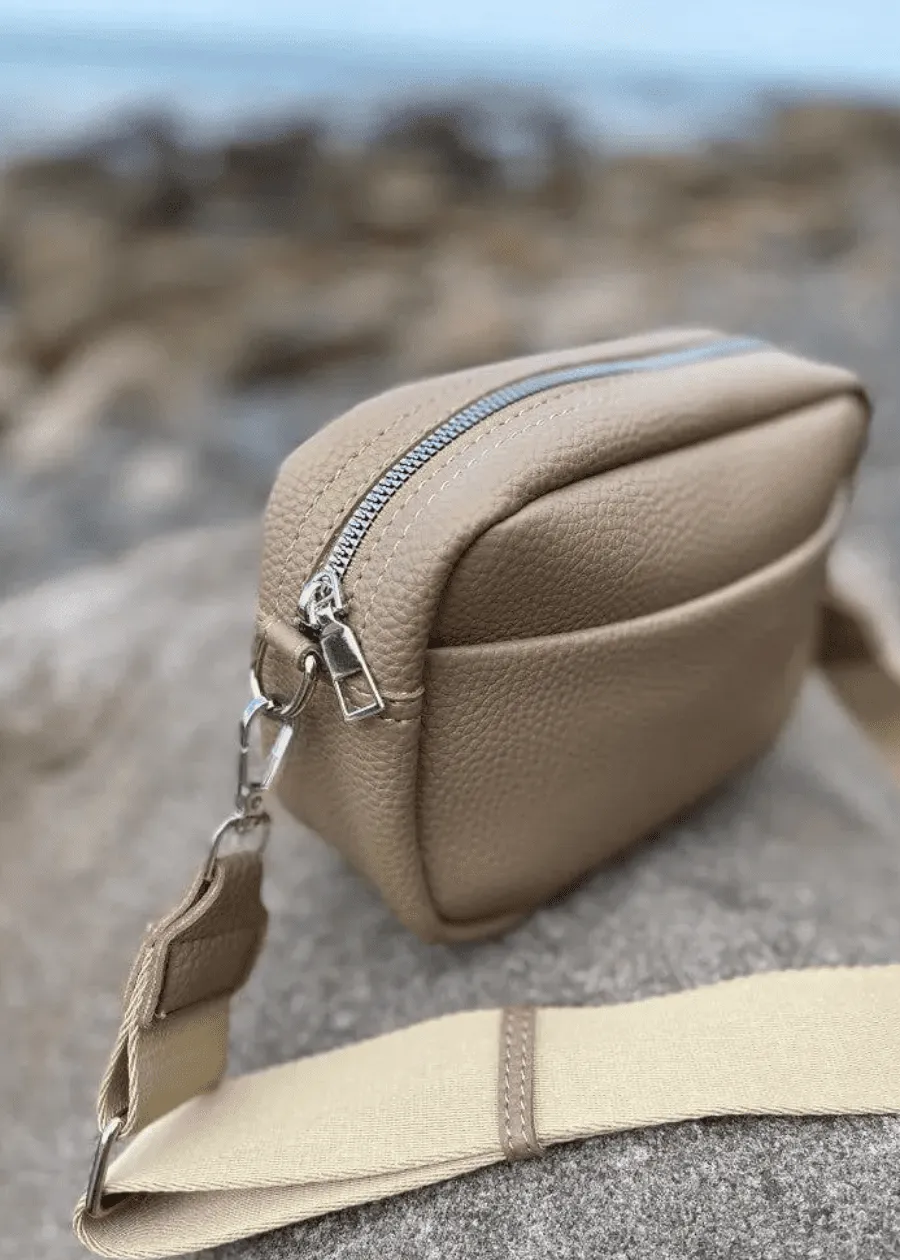 Melbourne Bag - Taupe Vegan PU Leather