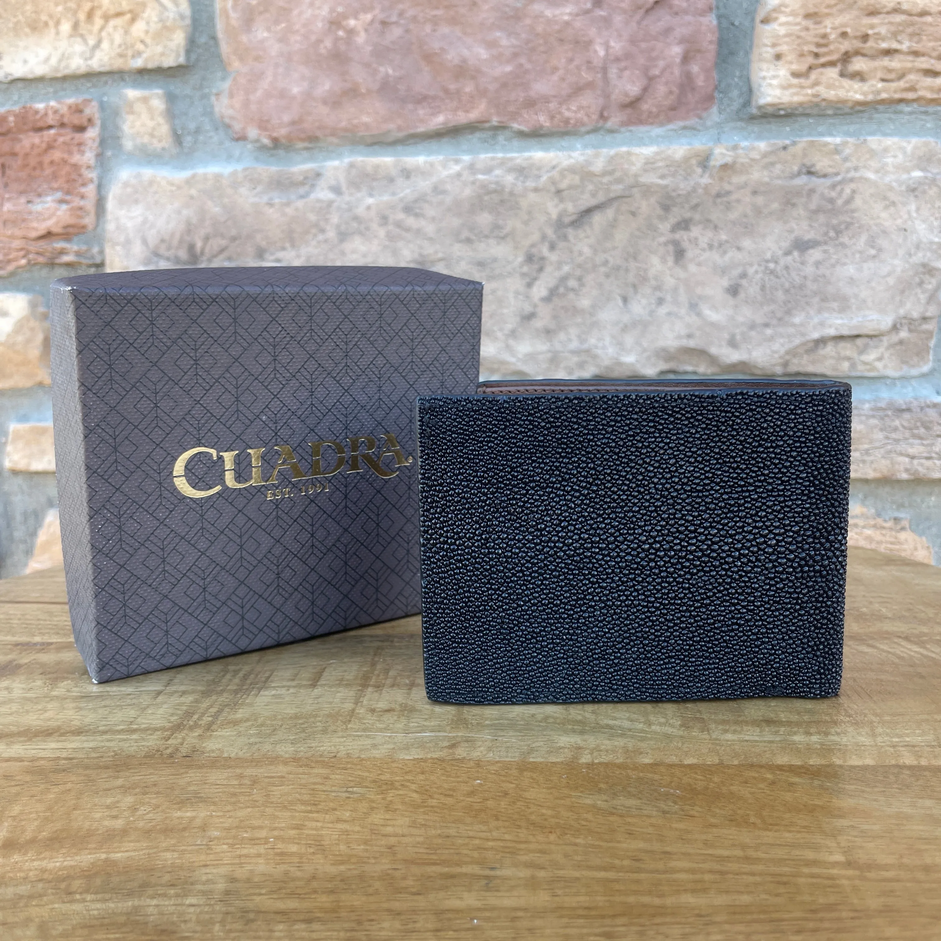 Men’s Cuadra Black Stingray Wallet