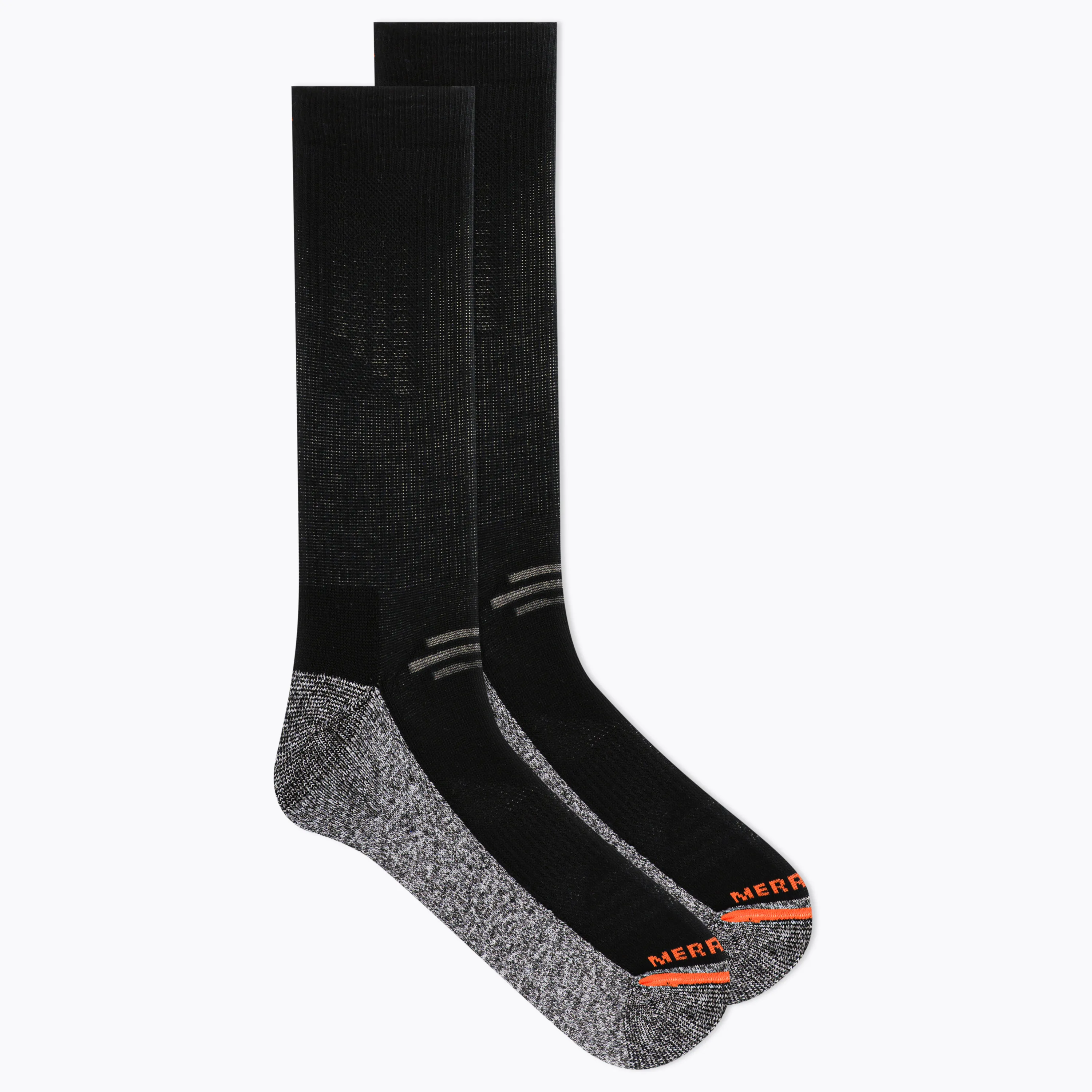 Merrell Active Ultra Comfortable and Durable Cushion Work Crew Sock 3 Pair Pack with Fast Dry Moisture Wicking