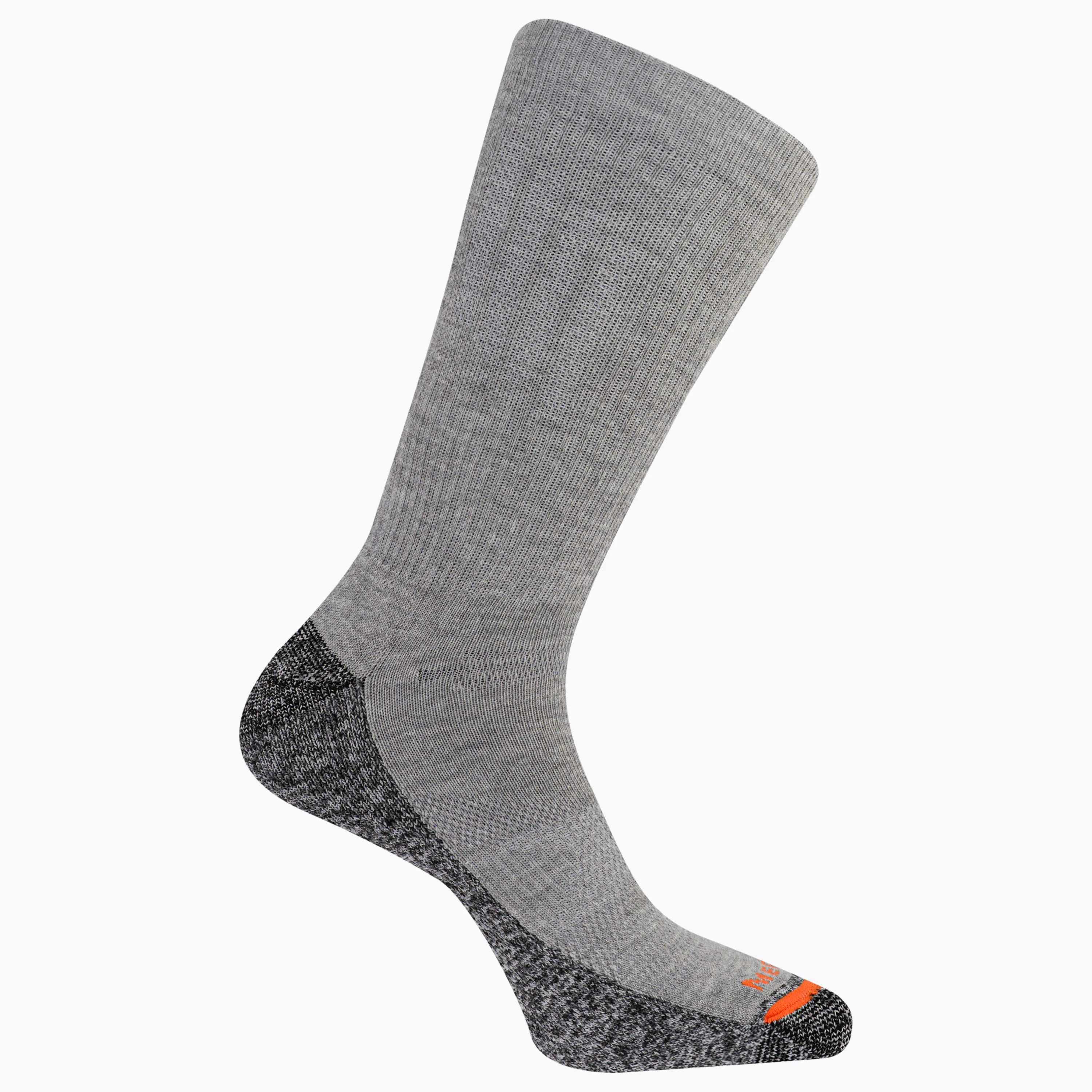 Merrell Active Ultra Comfortable and Durable Cushion Work Crew Sock 3 Pair Pack with Fast Dry Moisture Wicking