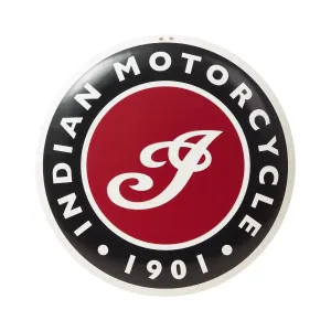 Metal I Icon Sign