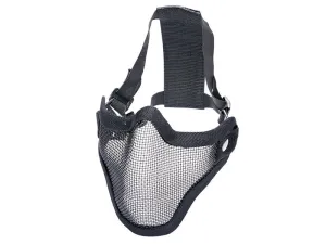 Metal mesh mask, black