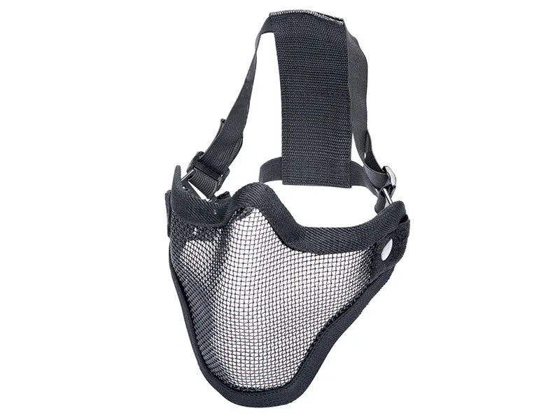Metal mesh mask, black