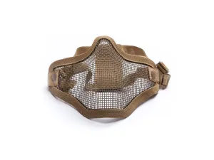 Metal mesh mask, Tan
