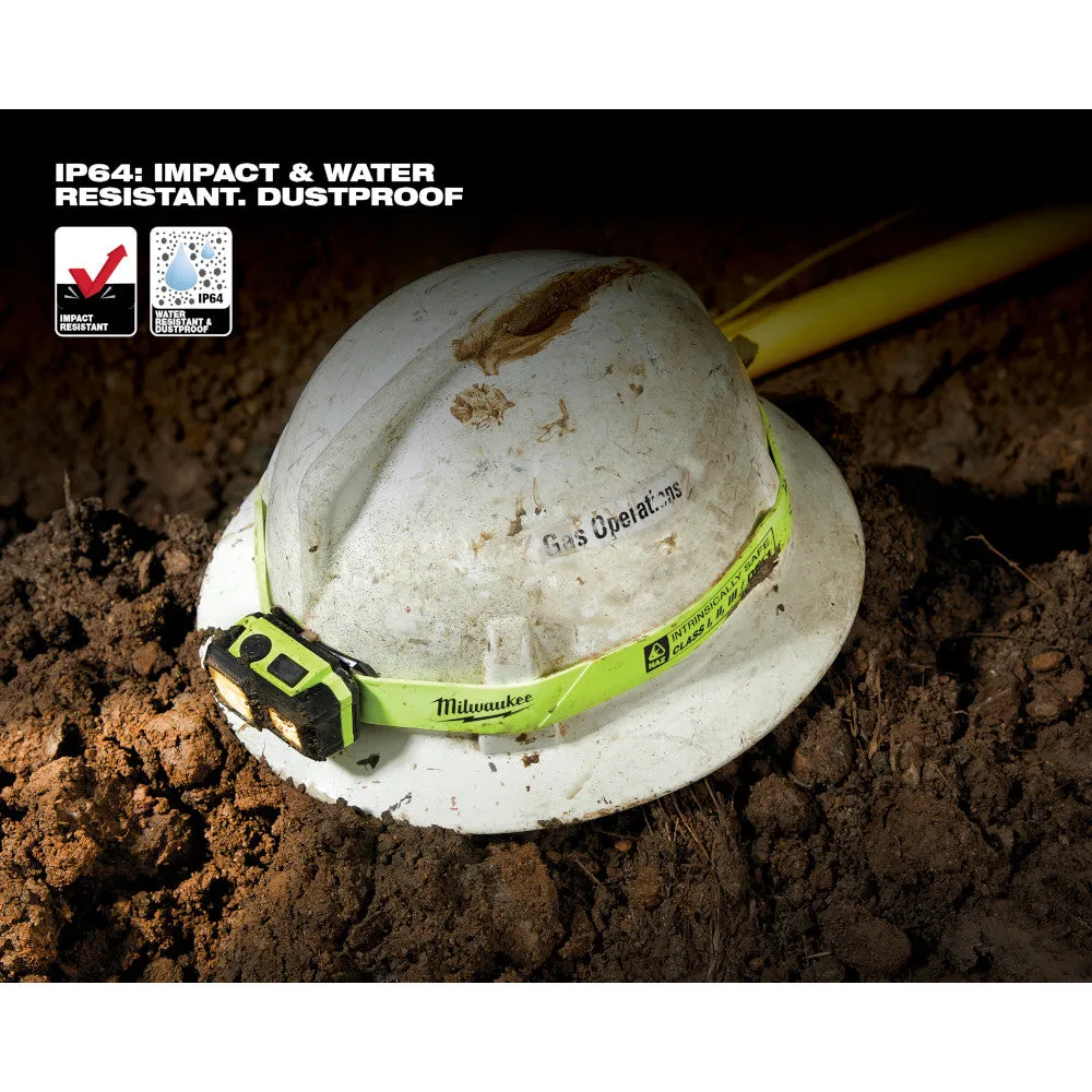 Milwaukee 2004HZL Intrinsically Safe Spot/Flood Headlamp