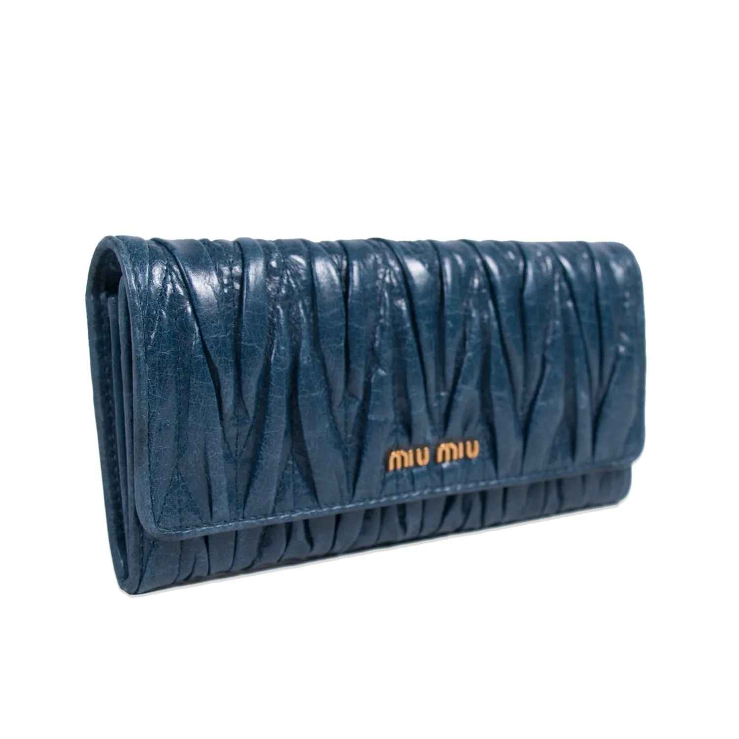 Miu Miu Matelassé Continental Wallet