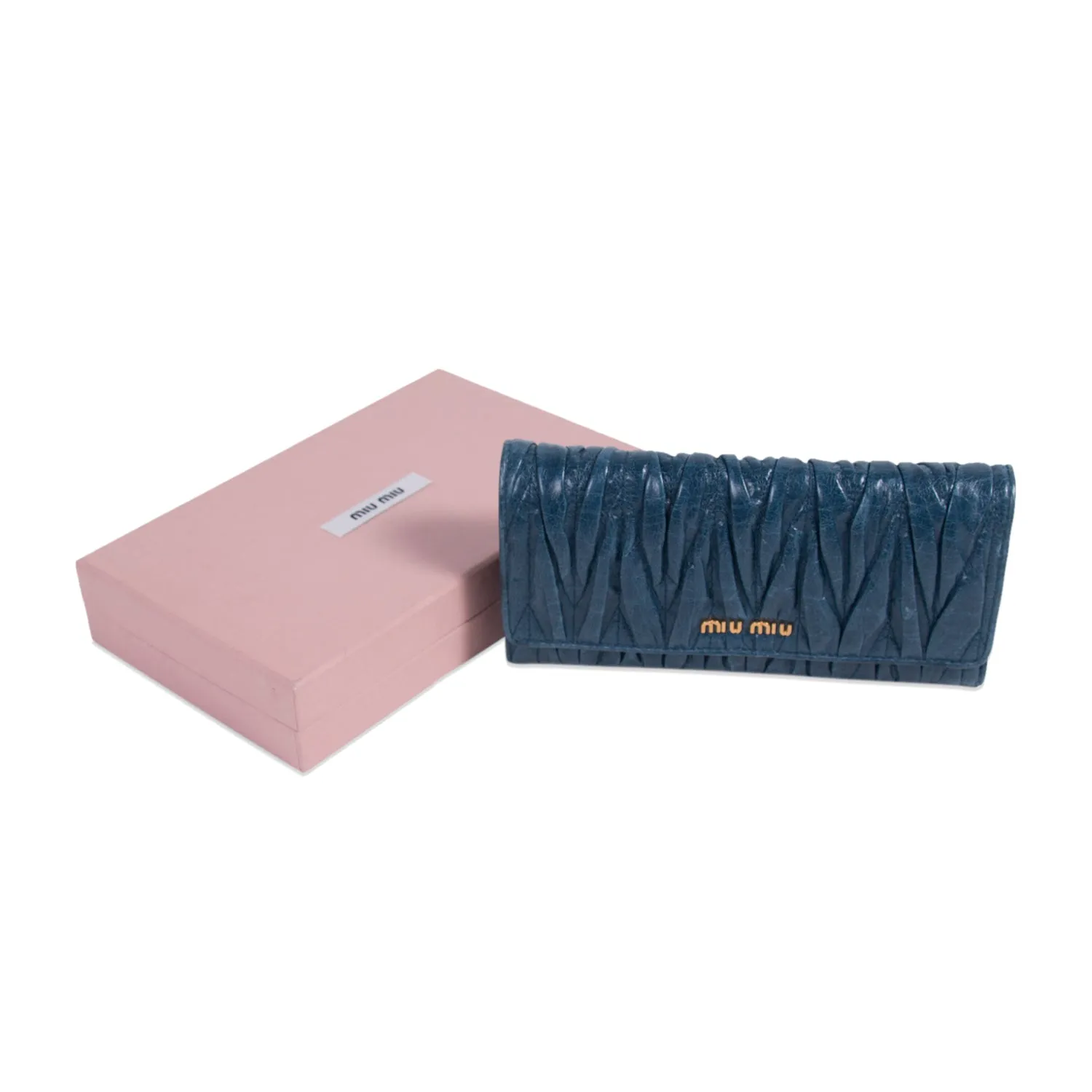 Miu Miu Matelassé Continental Wallet