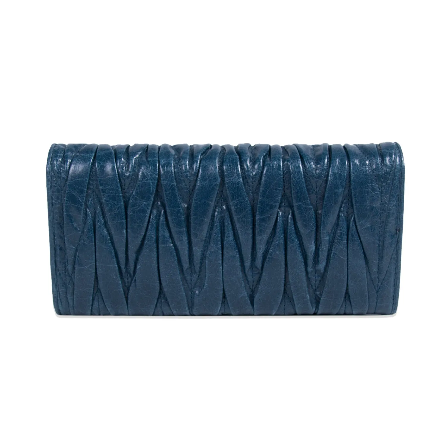 Miu Miu Matelassé Continental Wallet