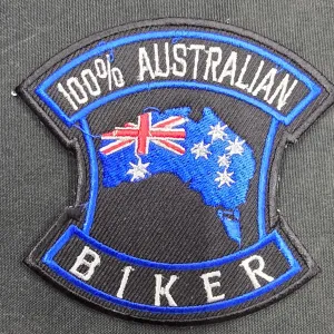 ML189410 100% AUSTRALIAN Embroidered Patch 4"X3"