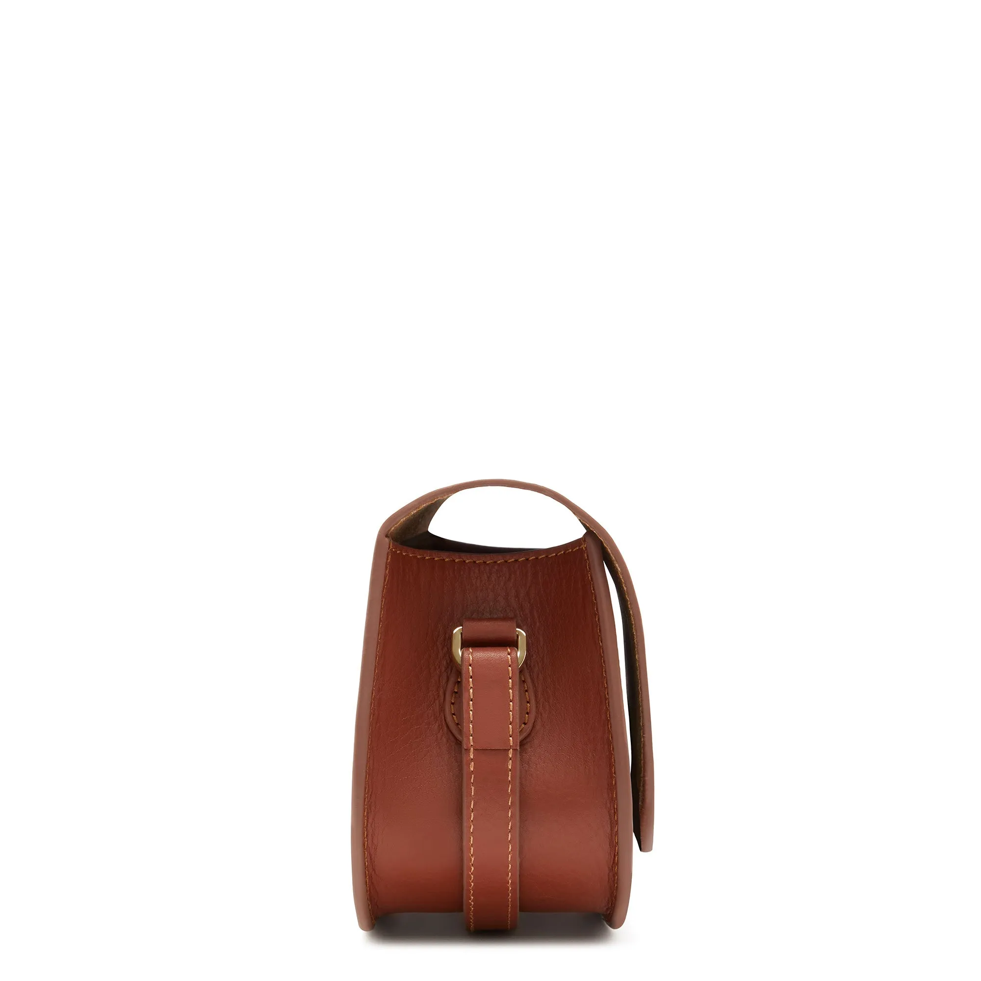 Montmartre Manon cognac vegetable tanned leather crossbody bag