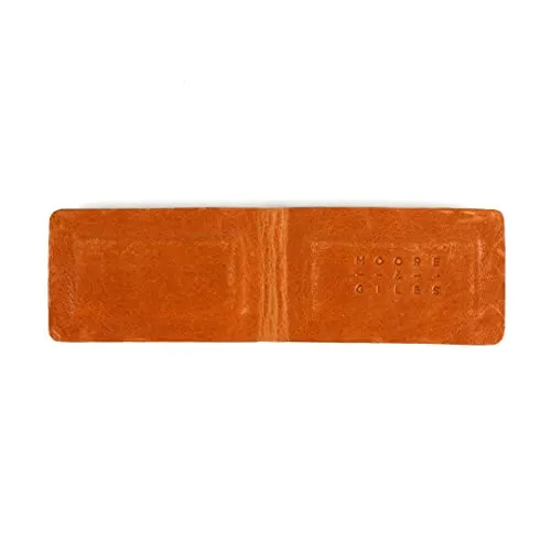 Moore and Giles Magnetic Money Clip in Modern Saddle Brown