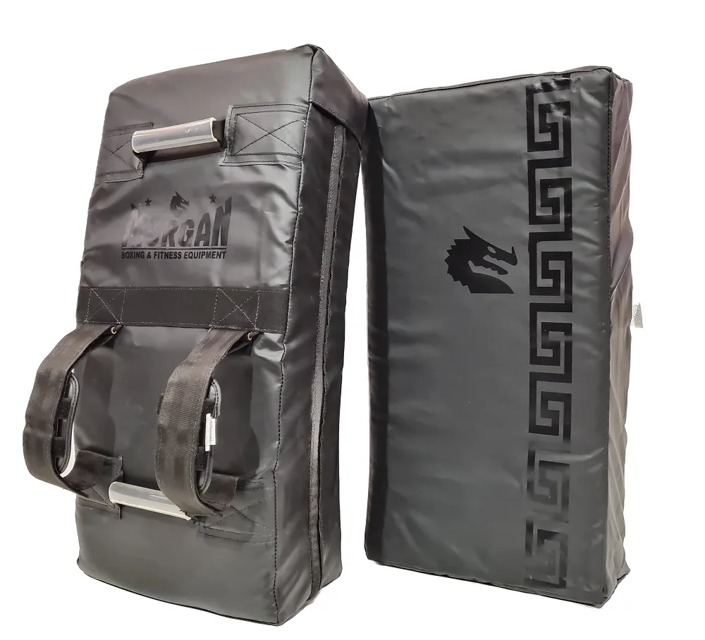 Morgan B2 Bomber Extra Heavy-Duty Curved Hit & Strike Shield   Adjustable Rear Straps