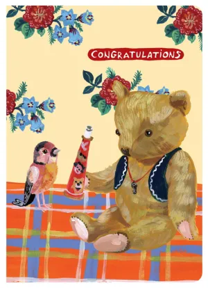 Nathalie Lete Greeting Card - Congratulations 03