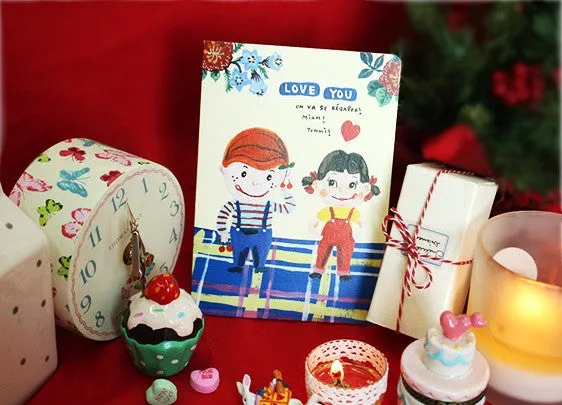 Nathalie Lete Greeting Card - Love 03
