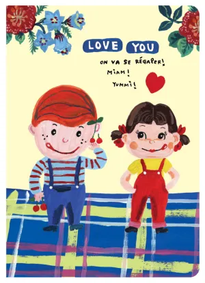 Nathalie Lete Greeting Card - Love 03