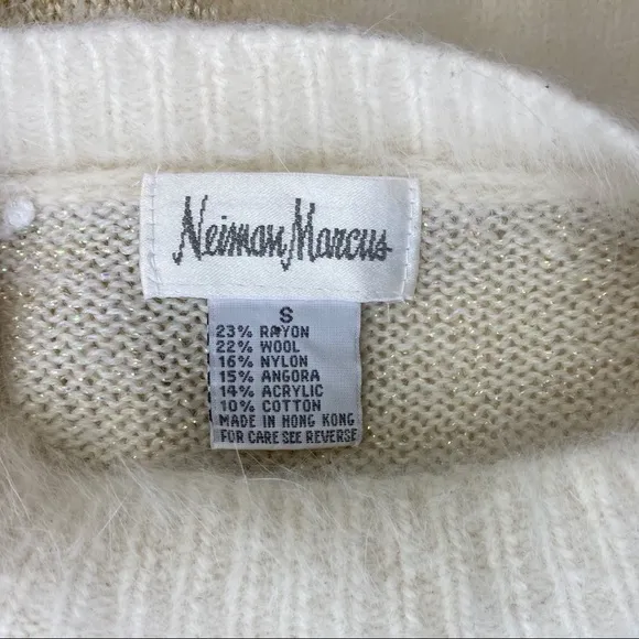 Neiman Marcus cropped sweater