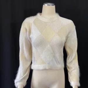 Neiman Marcus cropped sweater