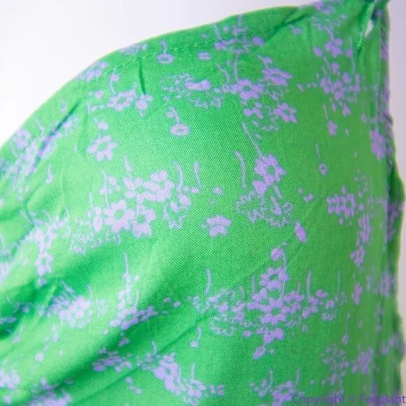NEW Intimately‎ Free People Caught Up Printed Slip Dress, Green, L