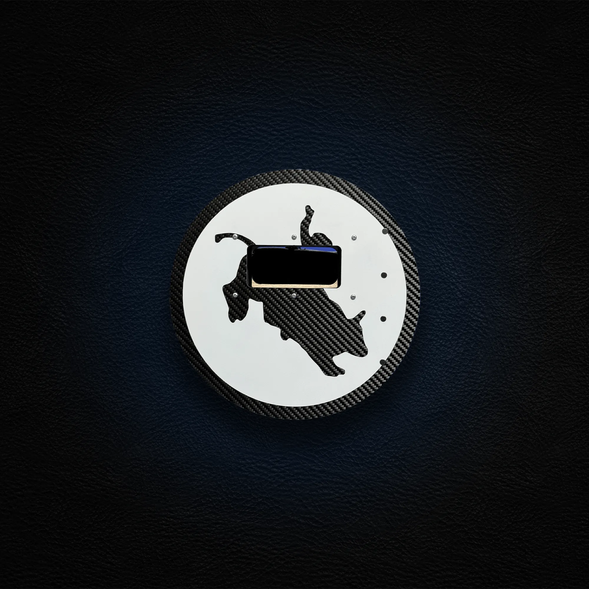 NEW Outlaw Leather WWA Black Logo on White Pancake Hood