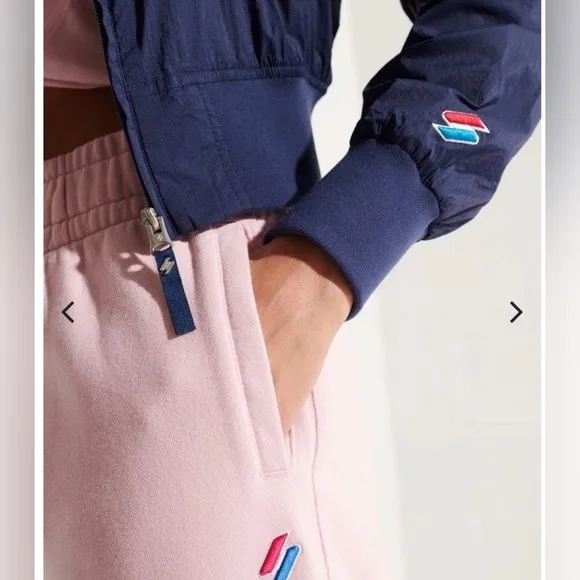 NEW SUPERDRY- non hooded track windbreaker