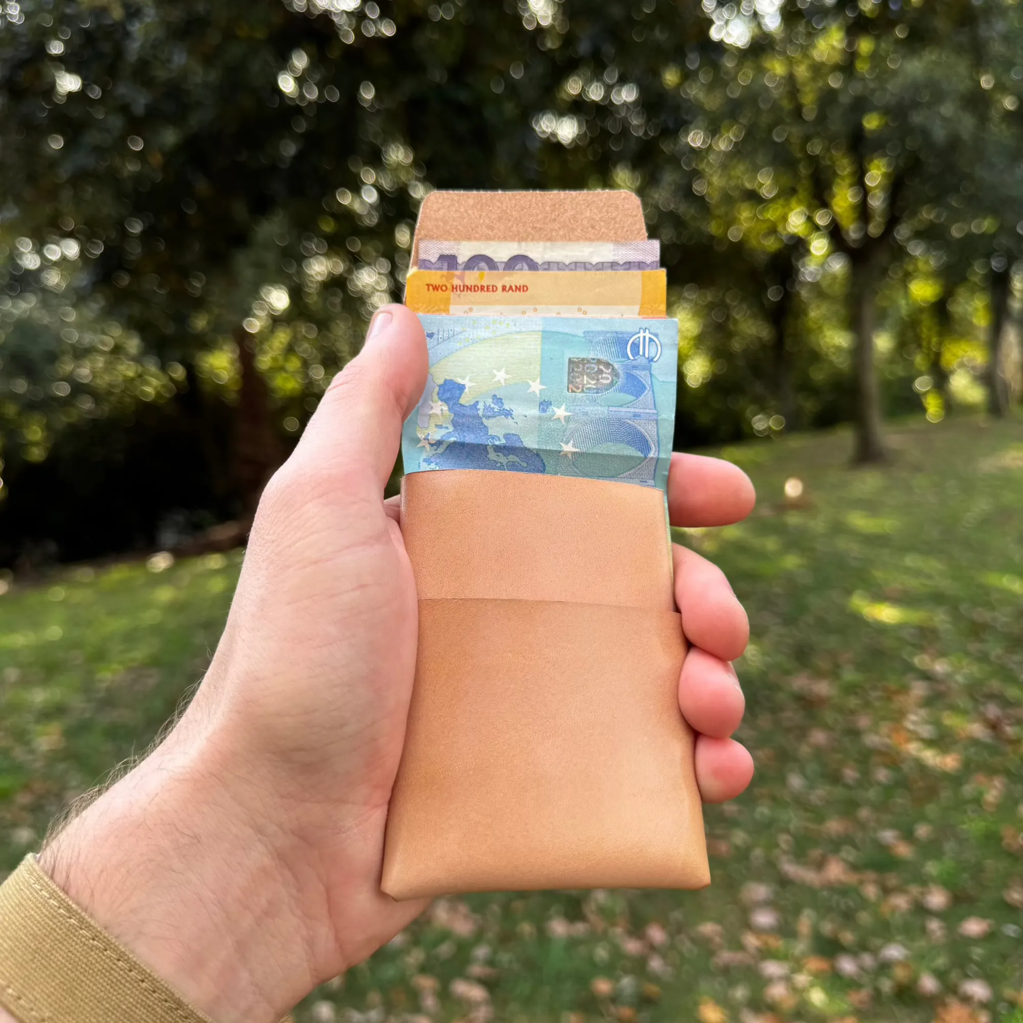 No. 66 Woodsman Leather Fold Wallet