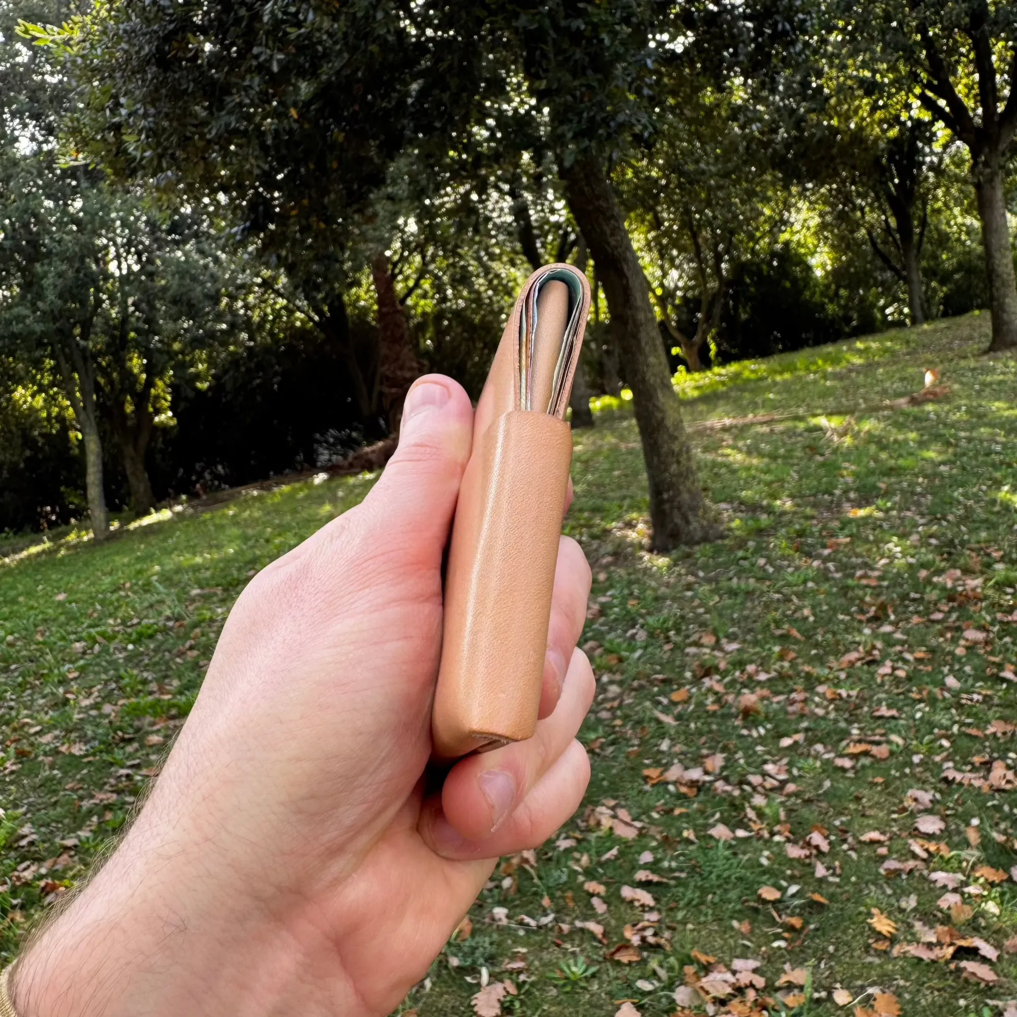 No. 66 Woodsman Leather Fold Wallet