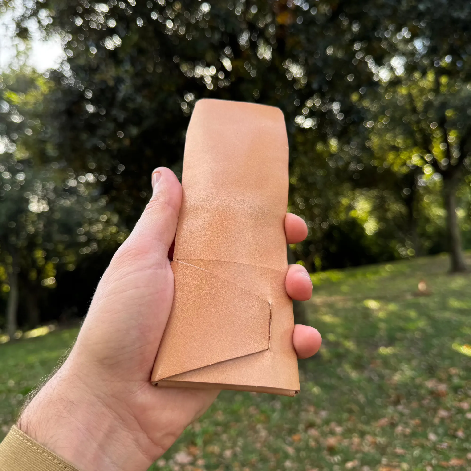 No. 66 Woodsman Leather Fold Wallet