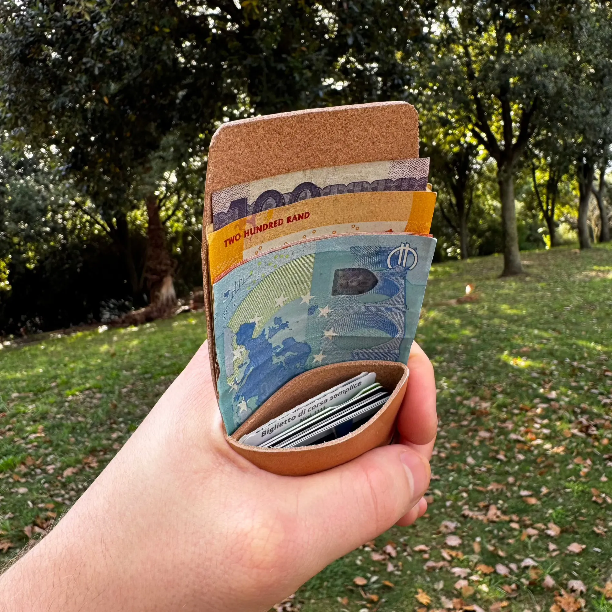 No. 66 Woodsman Leather Fold Wallet