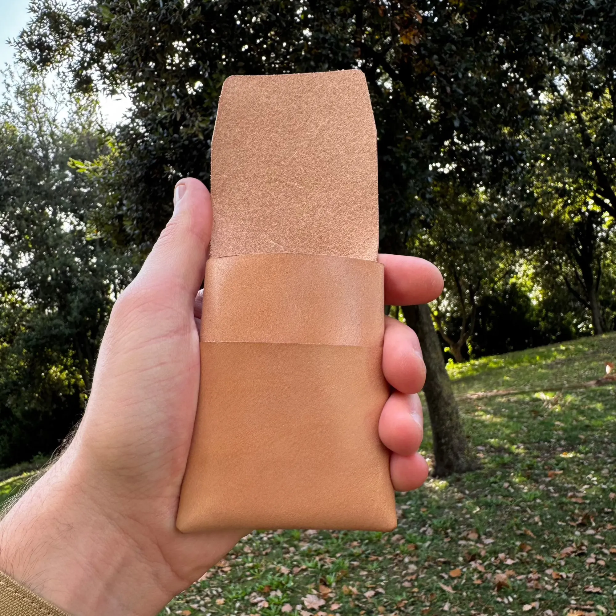 No. 66 Woodsman Leather Fold Wallet