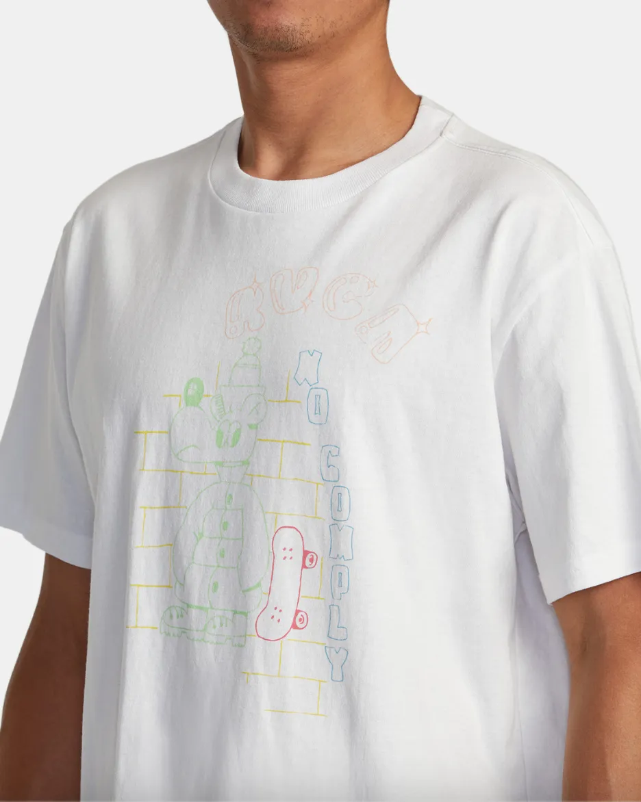 NO COMPLY SS TSHIRT - WHITE
