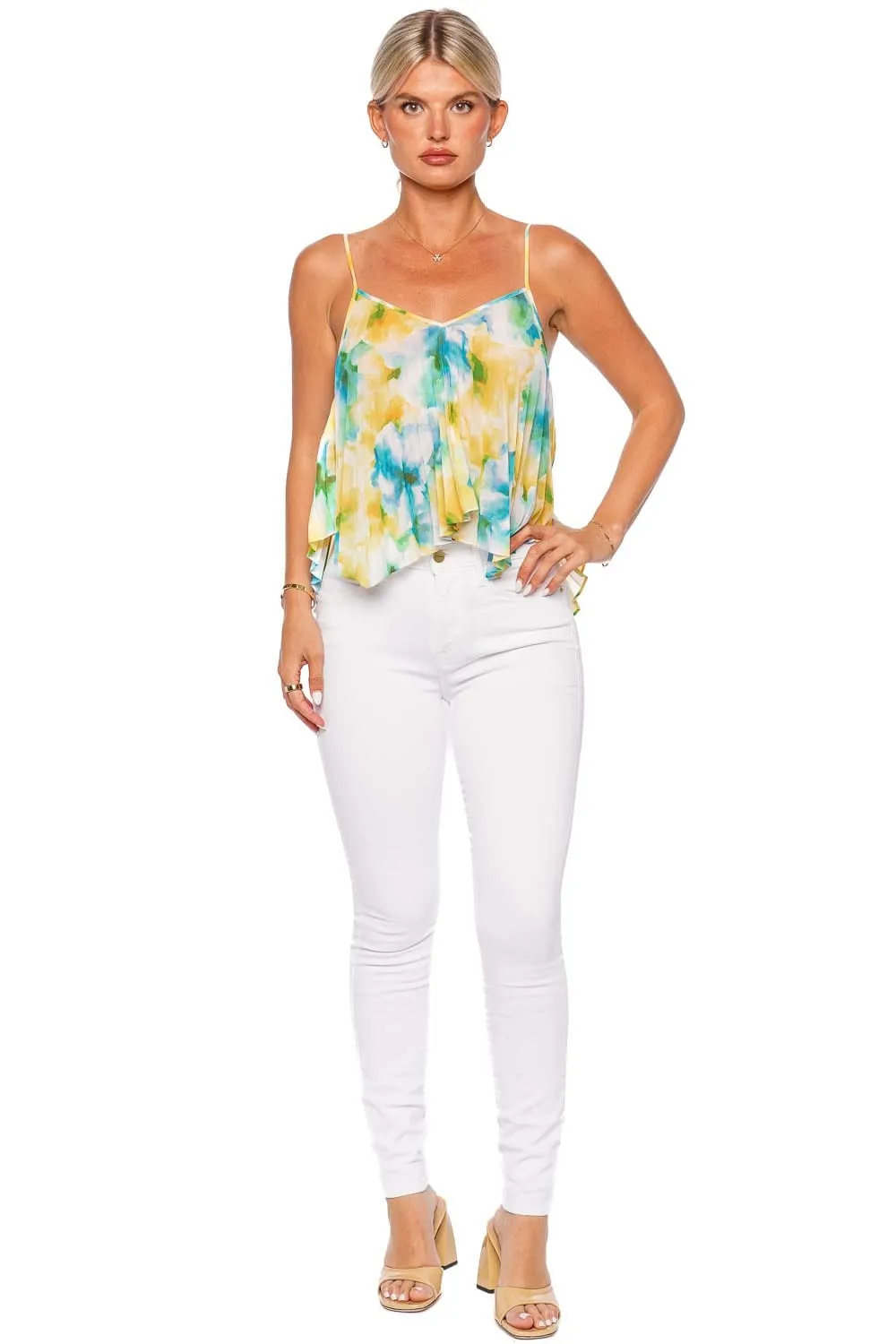Noemi Citron Water Color Top
