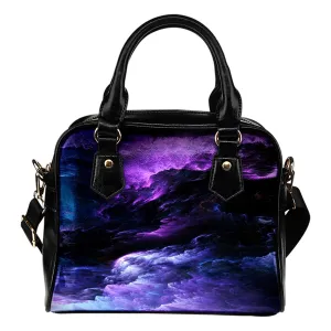 NP Universe Leather Shoulder Handbag