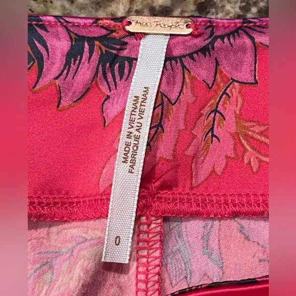 NWT Free People Avas Printed Mini Skirt