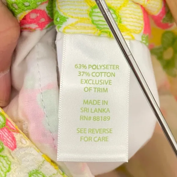 NWT Lilly Pulitzer Floral Sunbonnet Lace Sloane Shorts Size 6