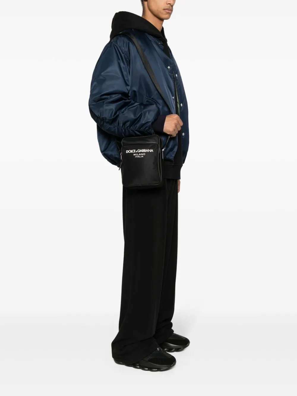 Nylon crossbody bag