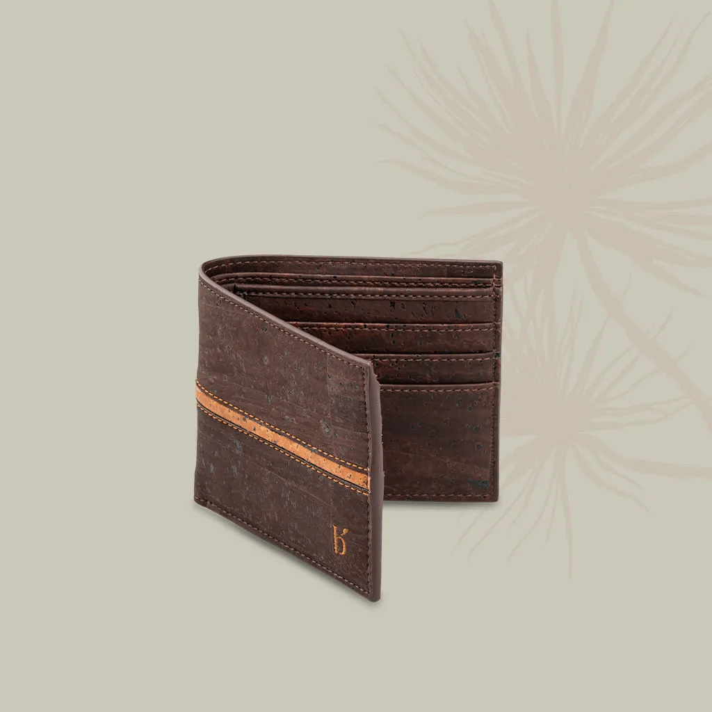 Obi Men’s Cork Bi-fold Wallet