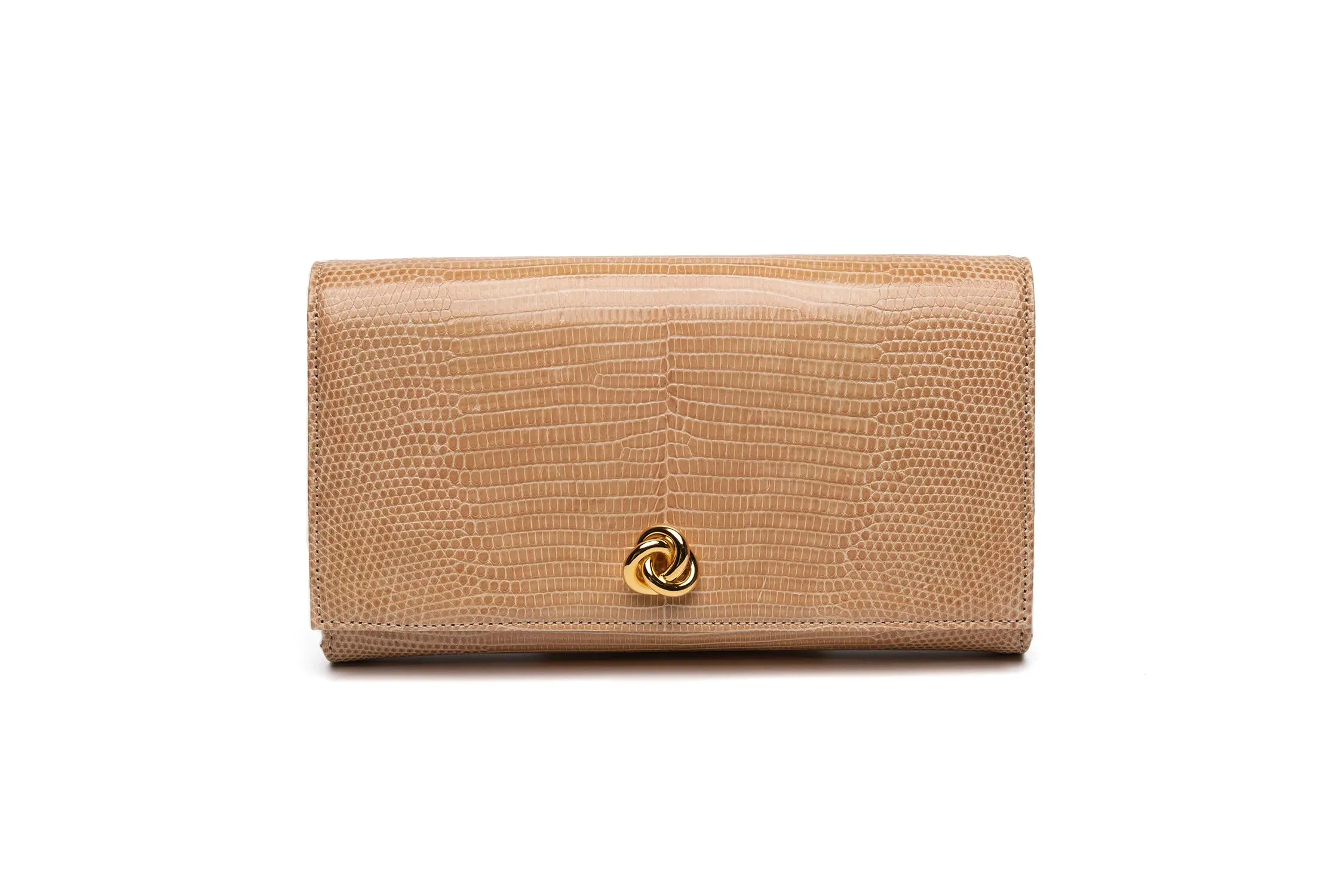 Olivia Clutch in Blush Nude Lizard