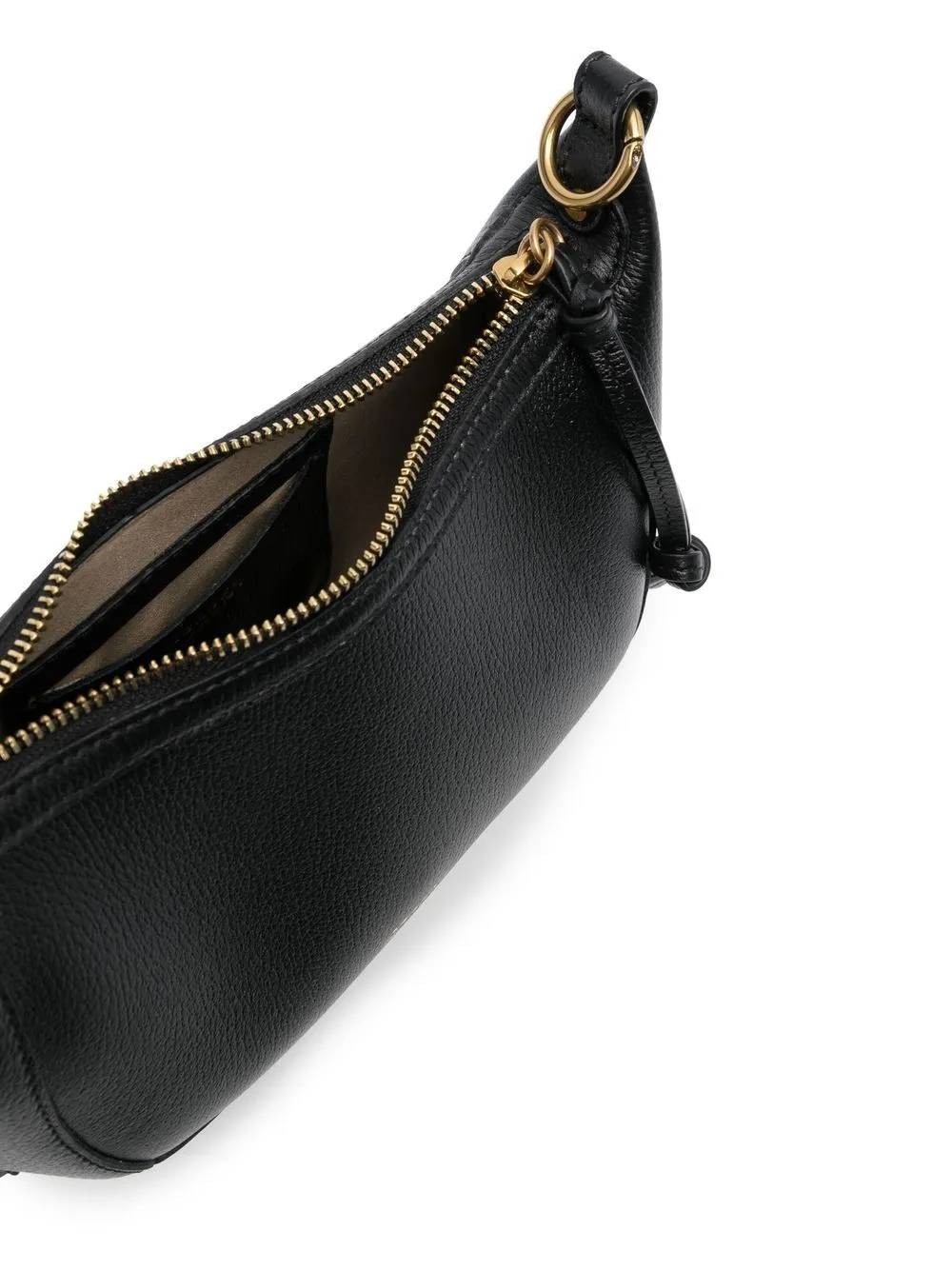 Oskan moon leather shoulder bag