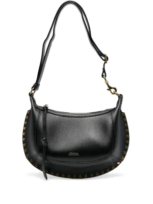 Oskan moon leather shoulder bag