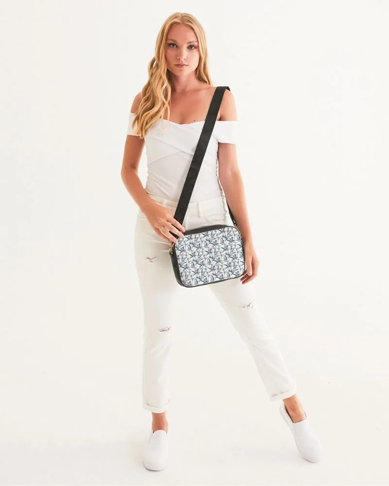 Painted Leaves Crossbody Bag