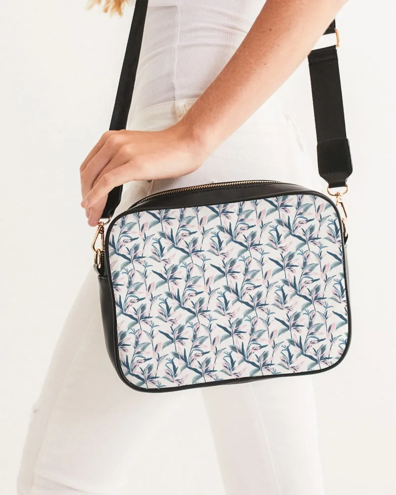 Painted Leaves Crossbody Bag