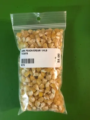 Peaches & Cream Sweet Corn Seeds (‘SE’ Bi-Colour Type) (70 Days) - 1/4 lb - Bulk