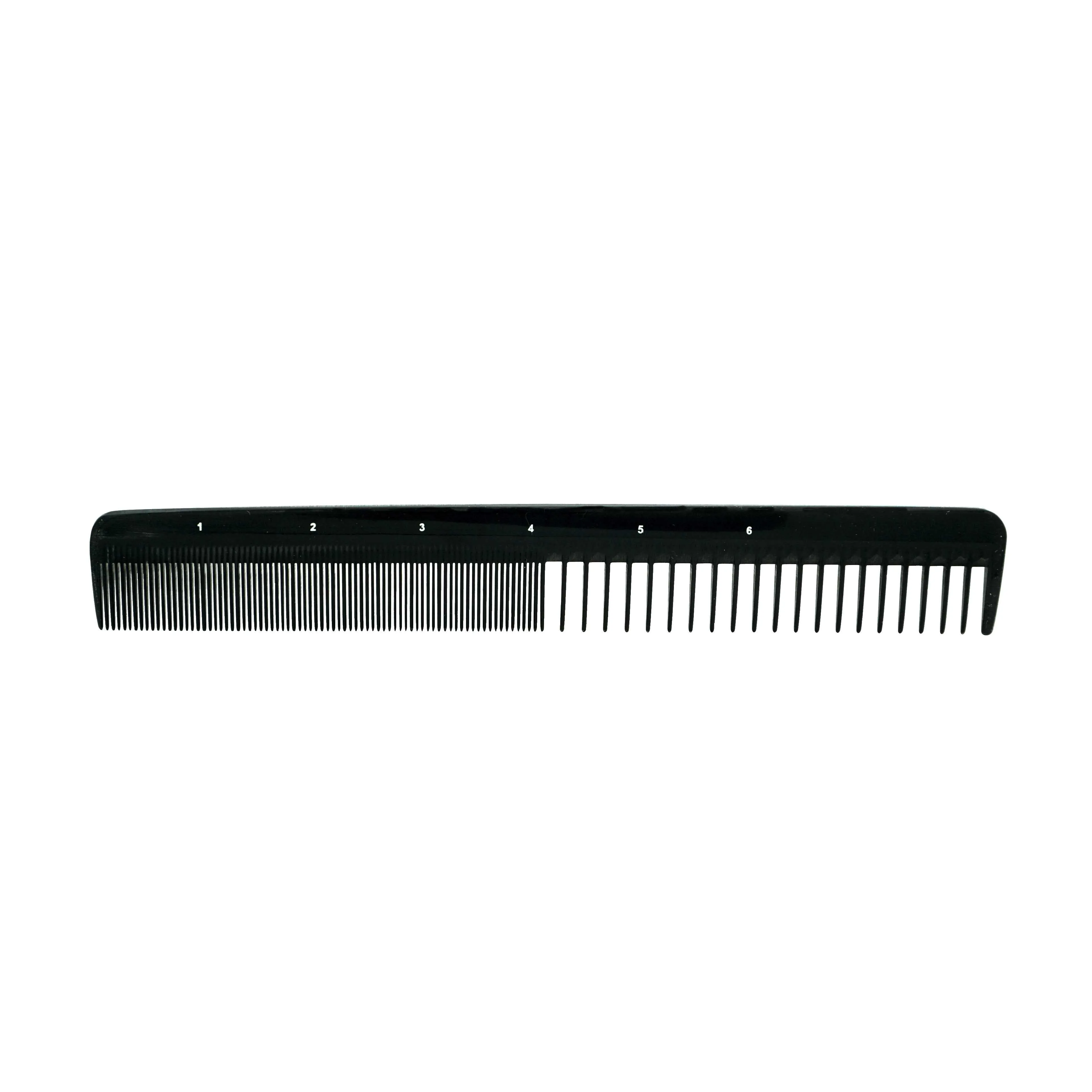 Pegasus 212, 8.25in Hard Rubber Styling Comb with Extra Course and Fine Teeth, Smooth Edges, Anti Static, Heat and Chemically Resistant, Wet Hair, Everyday Grooming Comb | Peines de goma dura - Black
