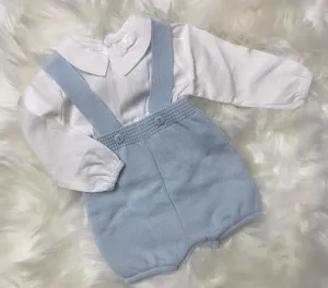 Pex Alfredo Knitted Dungarees Set